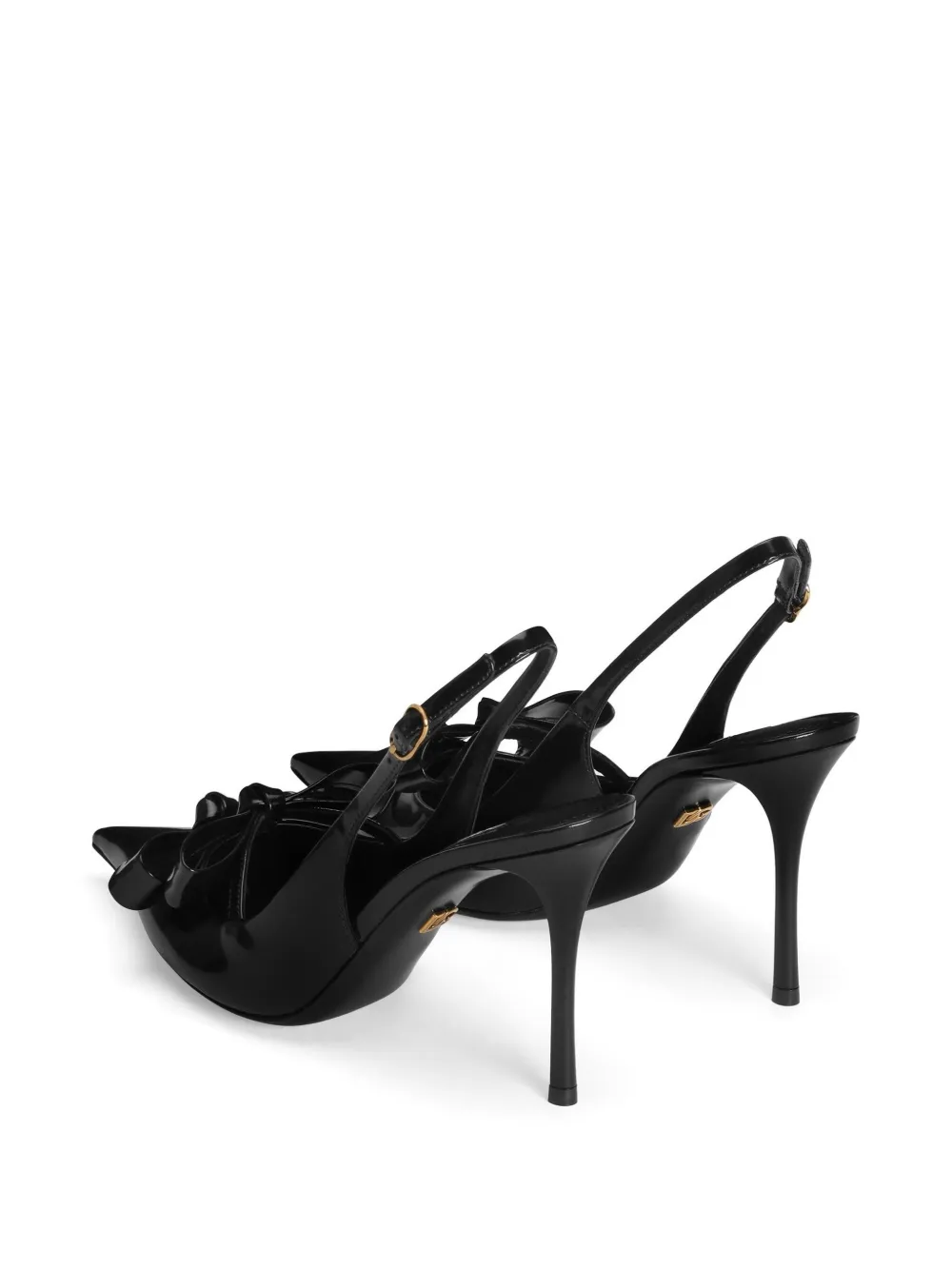 Dolce & Gabbana calfskin slingback pumps Zwart