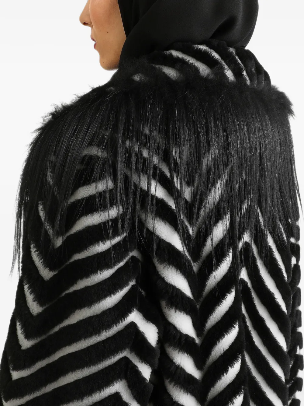 Dolce & Gabbana Lammy coat Zwart