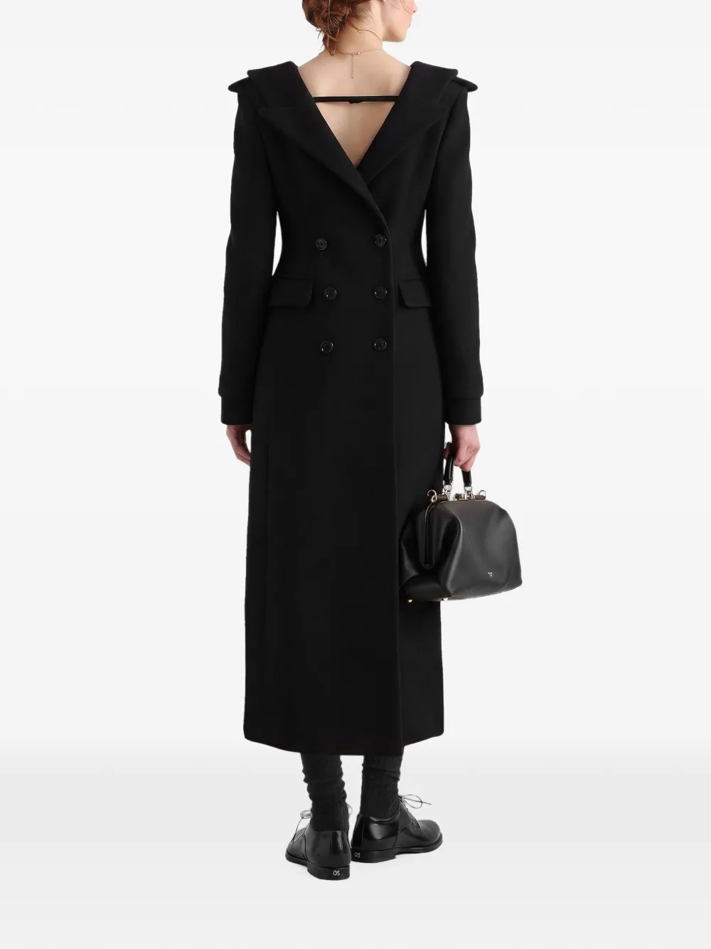 Dolce & Gabbana Jas met dubbele rij knopen Zwart