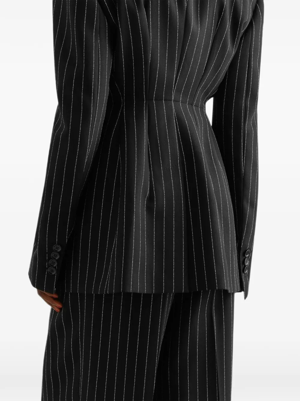 Dolce & Gabbana Blazer met enkele rij knopen Zwart