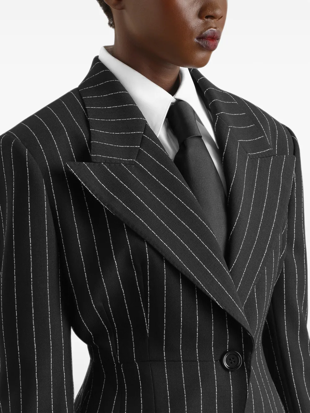 Dolce & Gabbana Blazer met enkele rij knopen Zwart