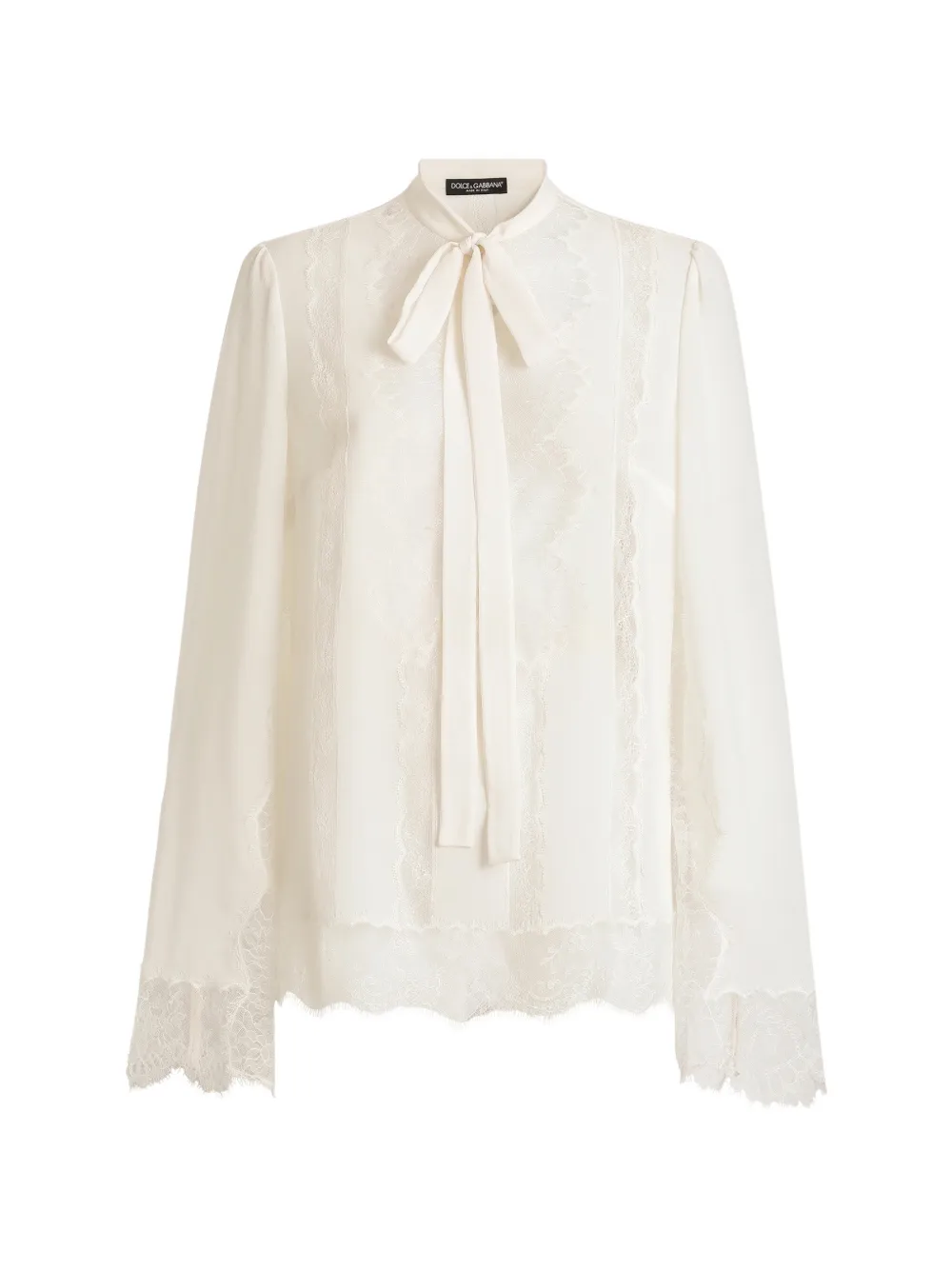 Dolce & Gabbana chemise en soie - Blanc