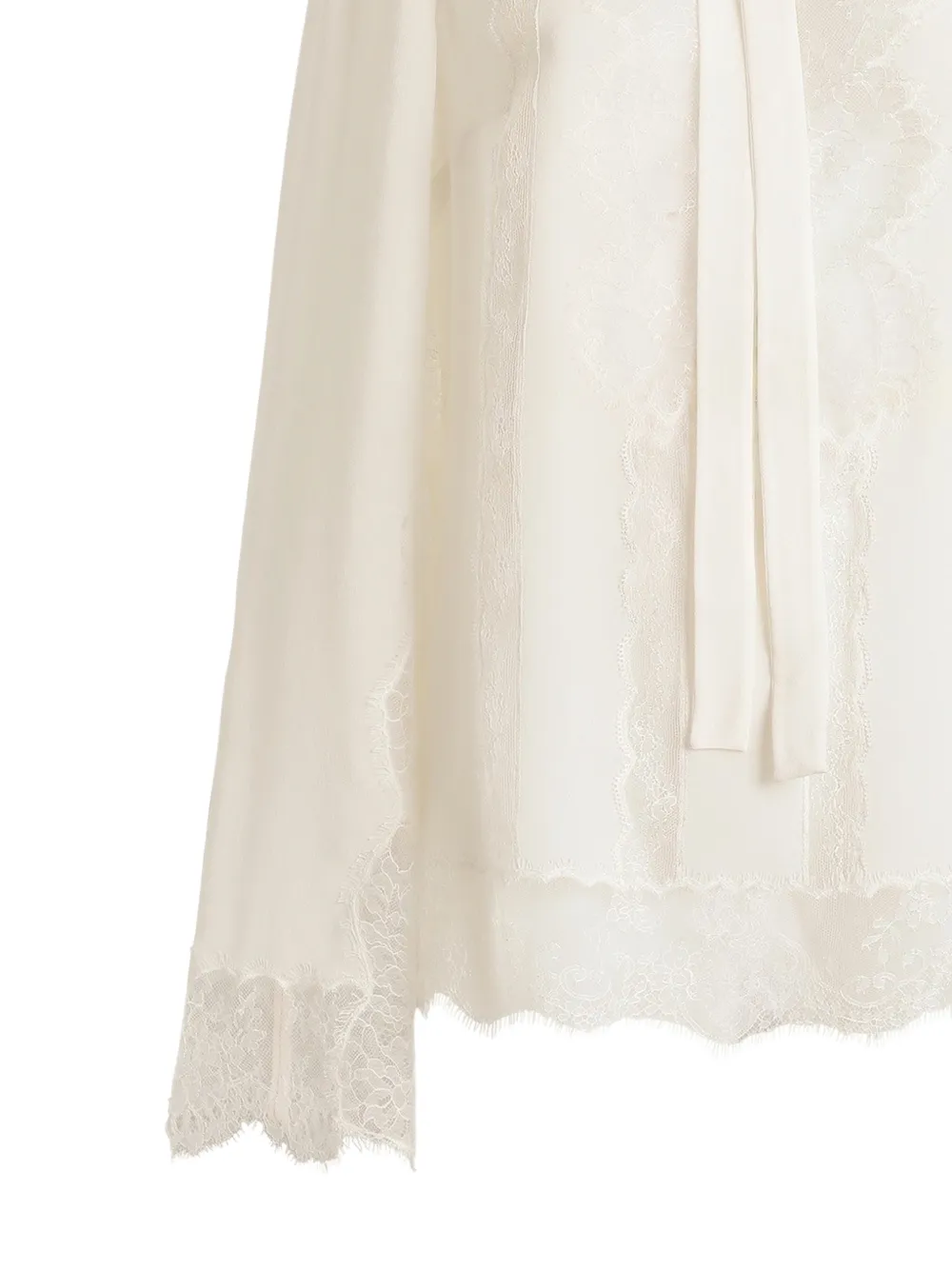 Dolce & Gabbana Georgette zijden blouse Wit