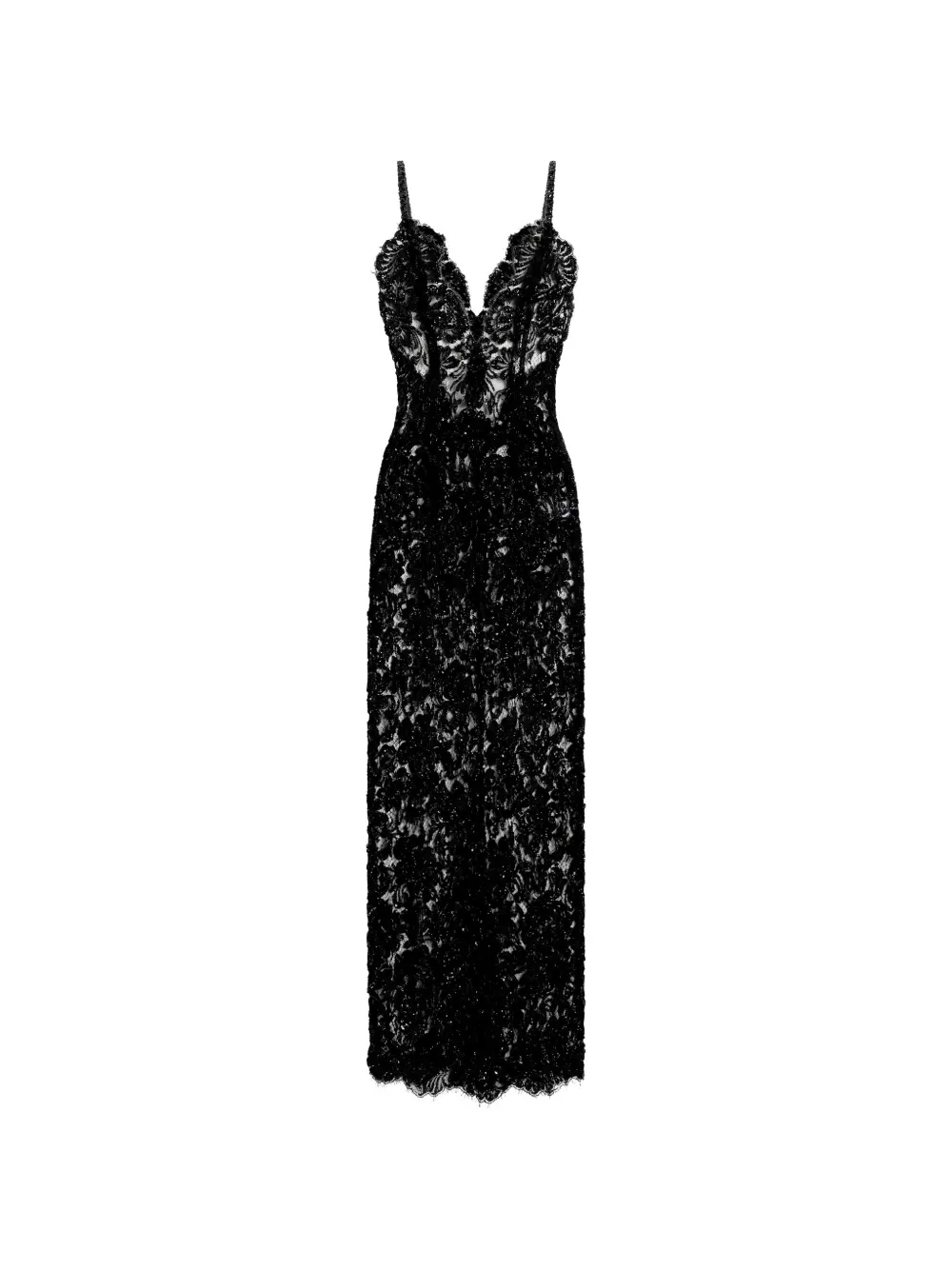 Dolce & Gabbana Abito in pizzo - Nero