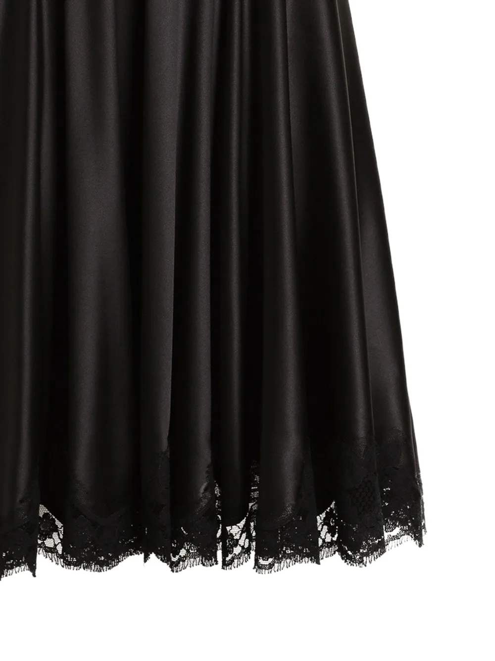 Dolce & Gabbana Satijnen jurk Zwart