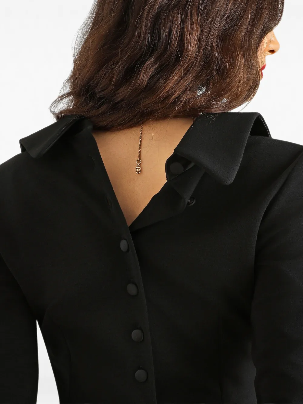 Dolce & Gabbana Jersey wollen blouse Zwart
