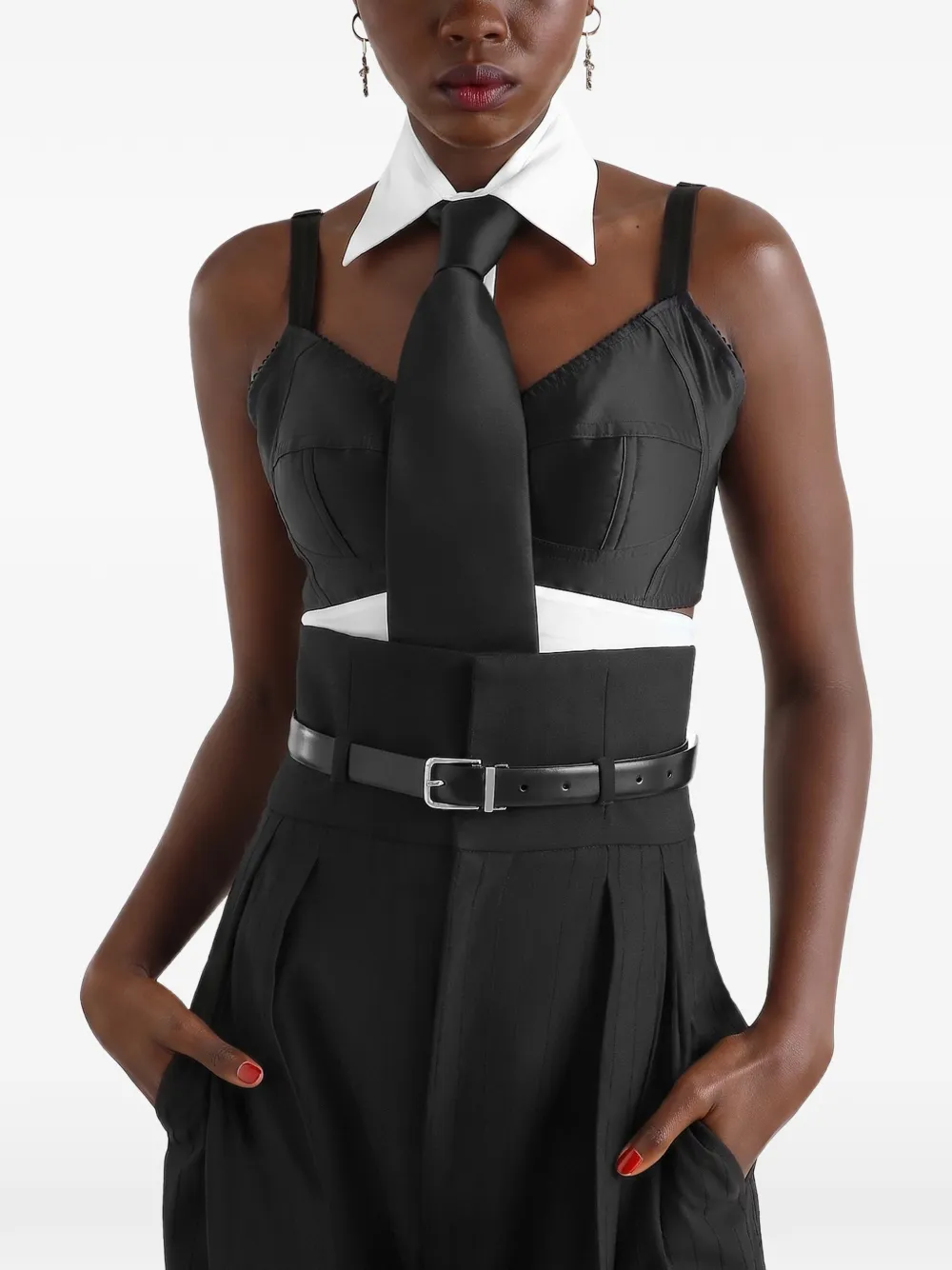 Dolce & Gabbana Katoenen popeline top Wit