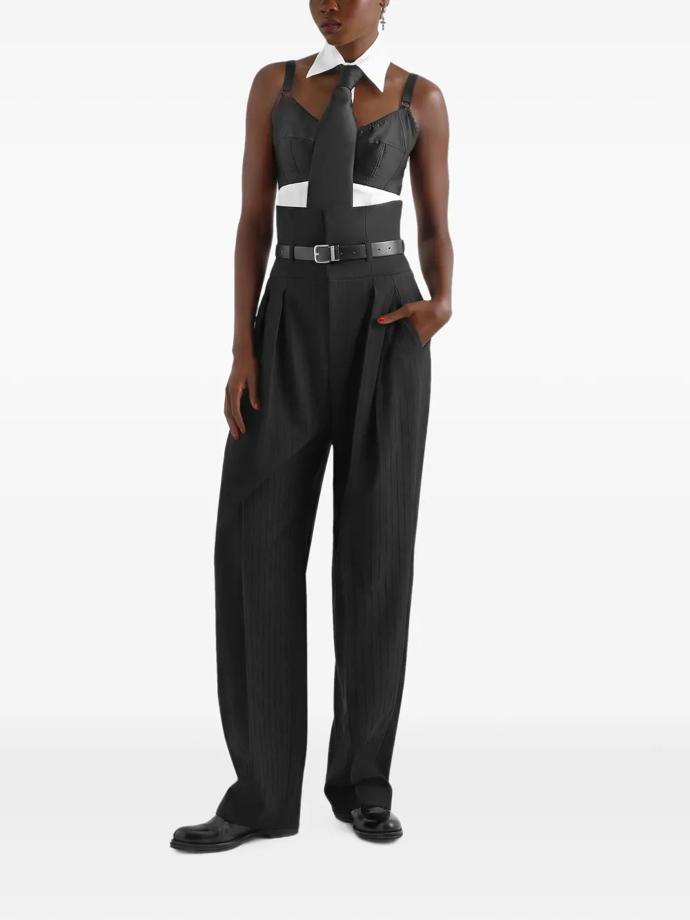 Dolce & Gabbana Katoenen popeline top Wit