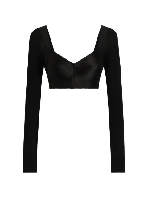 Dolce & Gabbana satin bustier top
