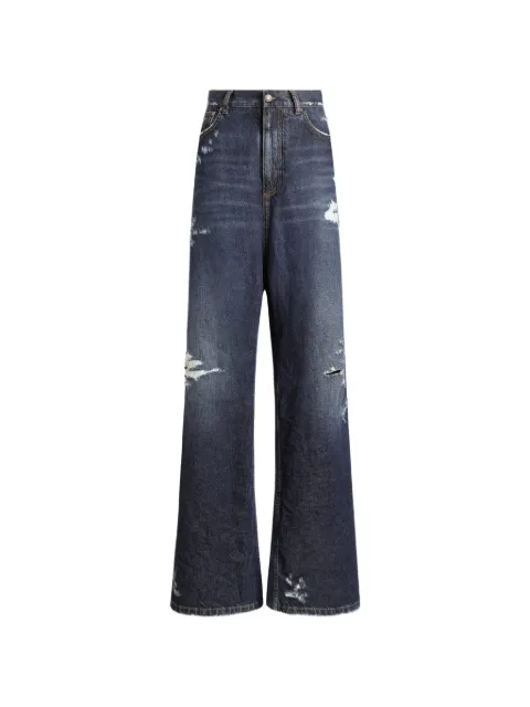 Dolce & Gabbana distressed denim trousers