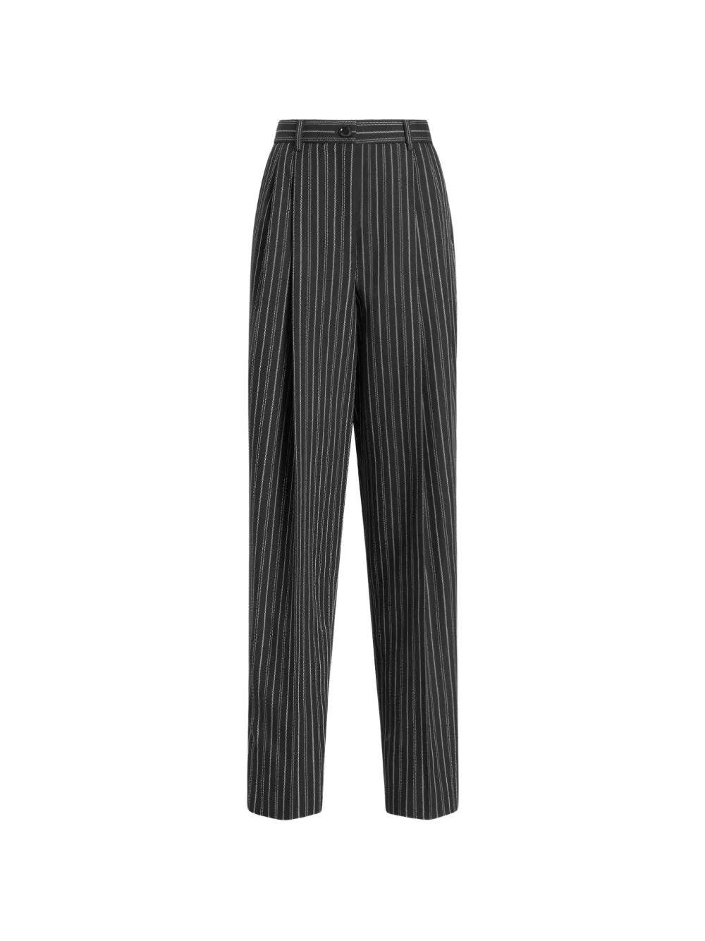 Dolce & Gabbana pinstripe virgin-wool trousers - Schwarz