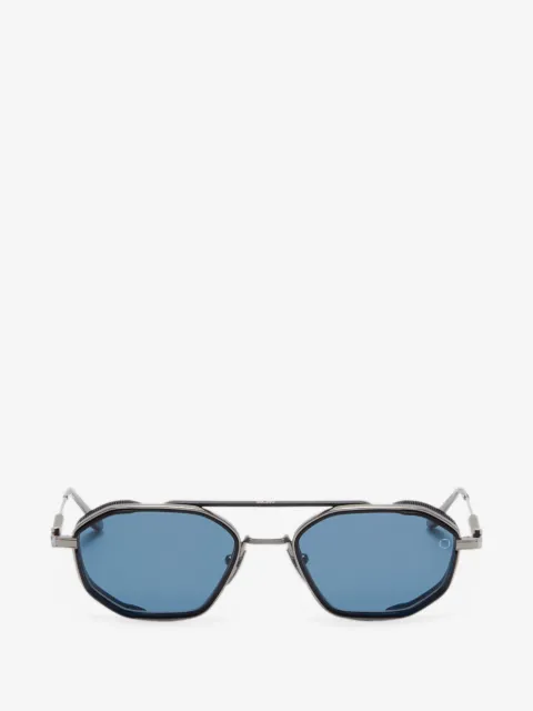 Akoni geometric-frame sunglasses
