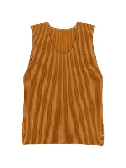 Homme Plissé Issey Miyake débardeur à effet plissé