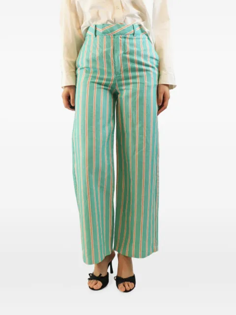 Sister Jane striped high-waisted trousers