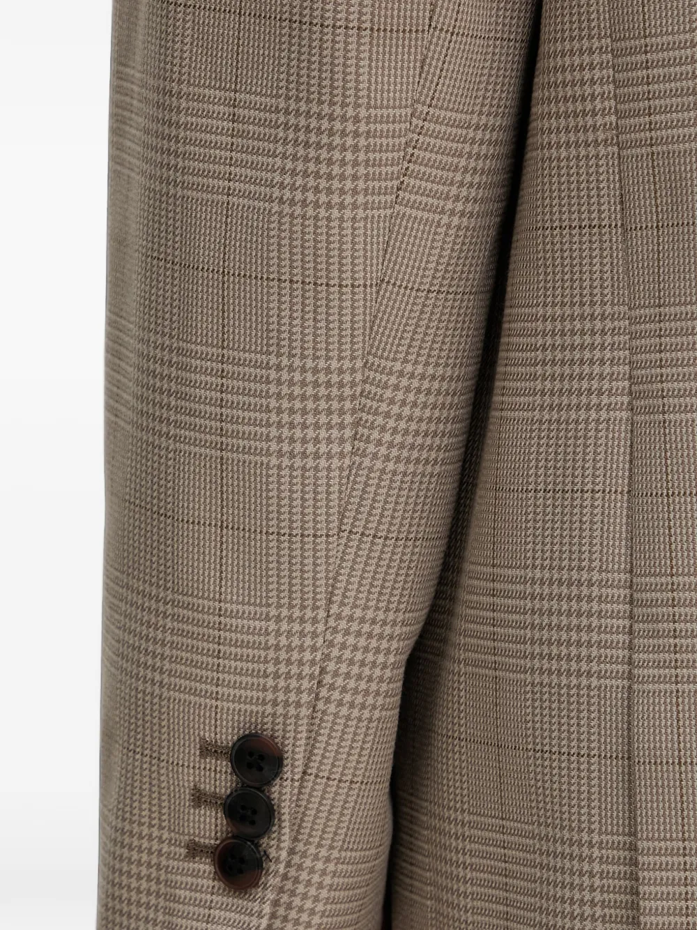 Les Deux James geruite blazer Beige