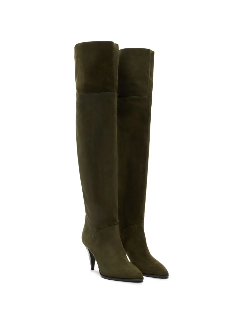Casadei Venus Nomad over-the-knee boots Groen