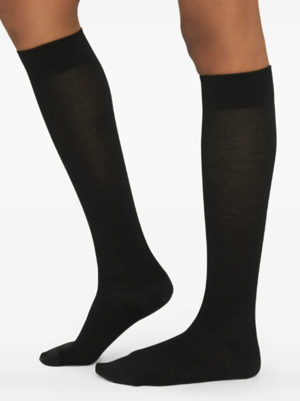 Wolford Lange sokken Zwart