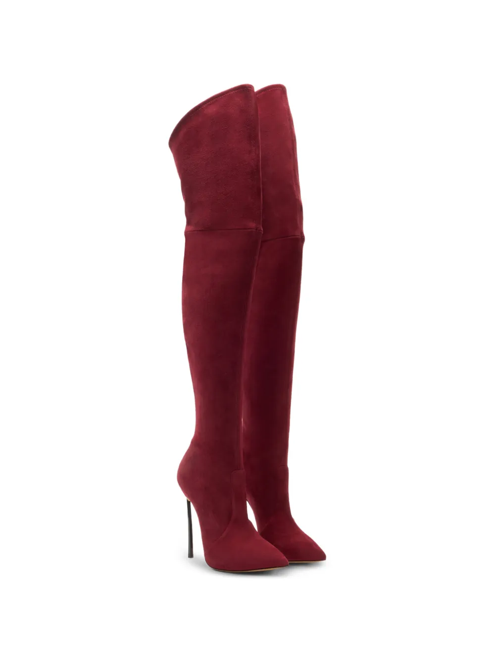 Casadei Blade overknee laarzen Rood