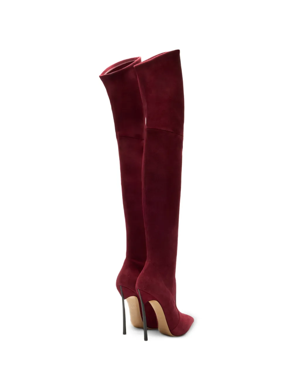 Casadei Blade overknee laarzen Rood
