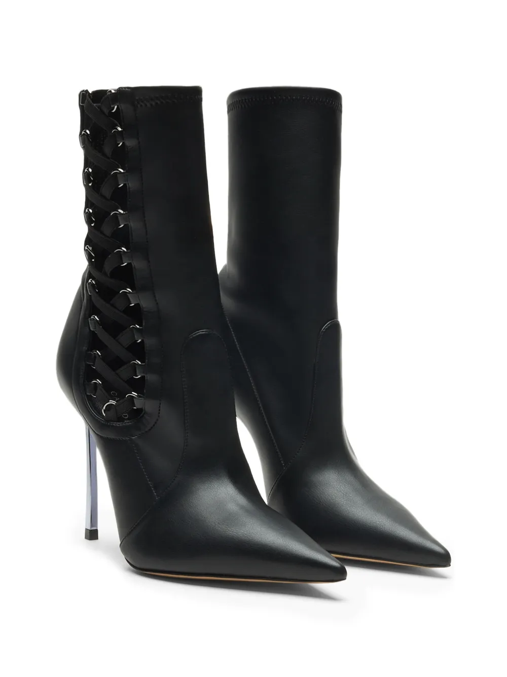 Casadei Superblade Tempest enkellaarzen Zwart
