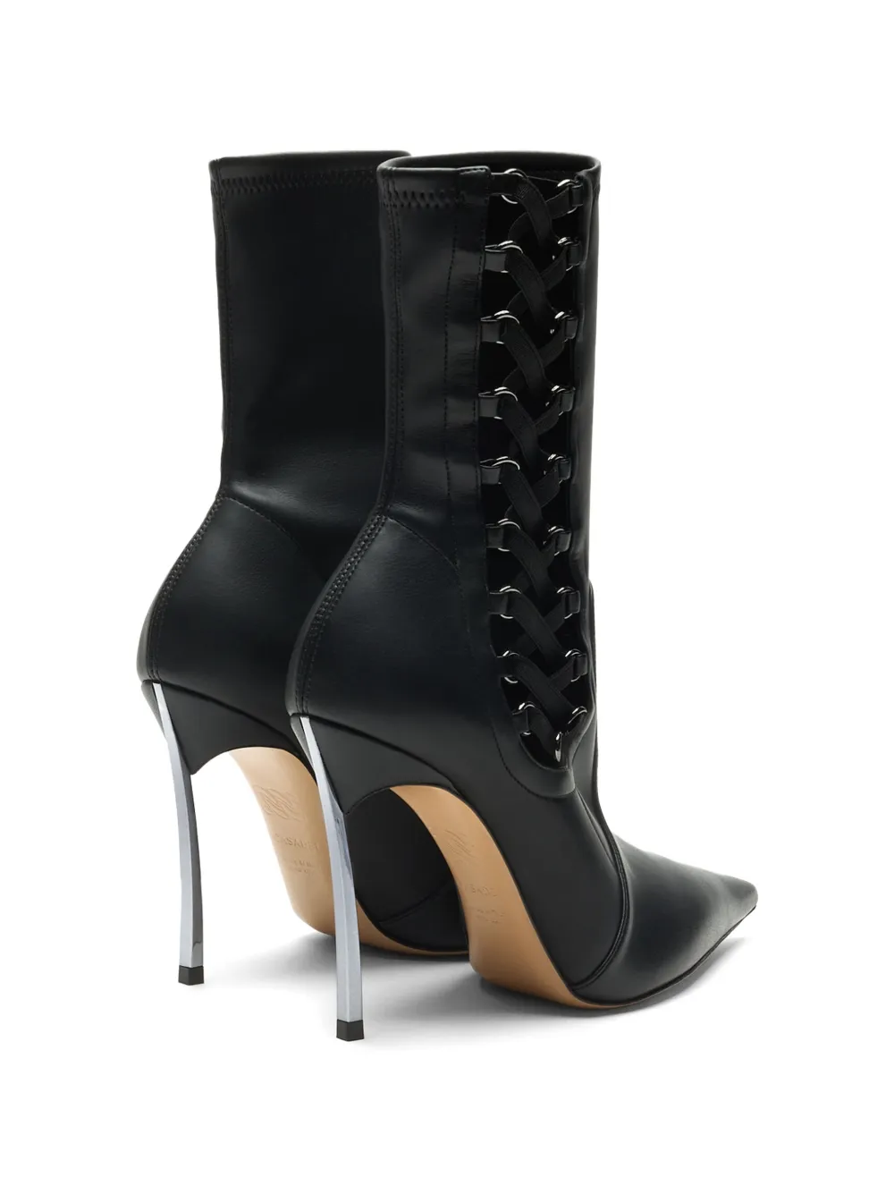 Casadei Superblade Tempest enkellaarzen Zwart