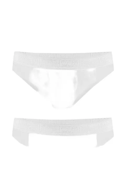 Wolford Pure logo-waistband briefs (set of two)