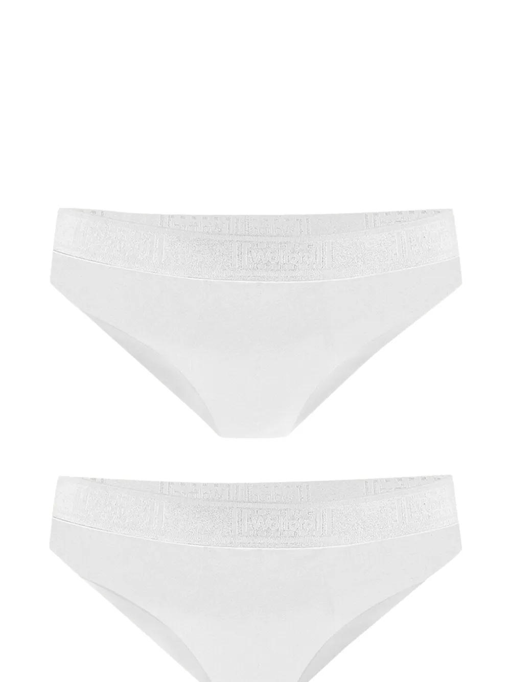 Wolford Twee Pure slips met logoband Wit