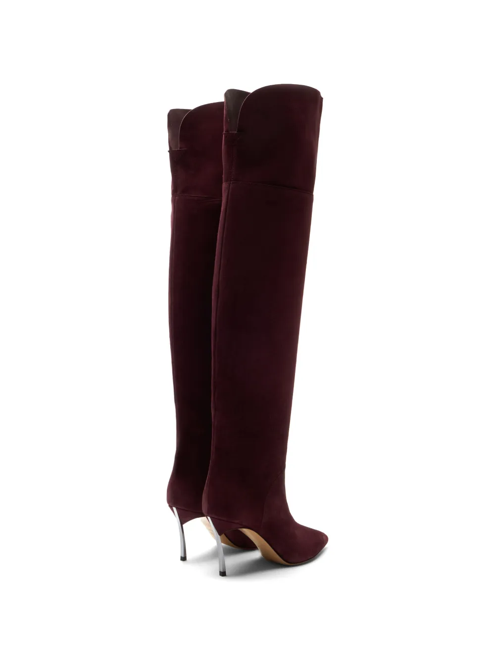 Casadei Blade Corsaro over-the-knee boots Rood