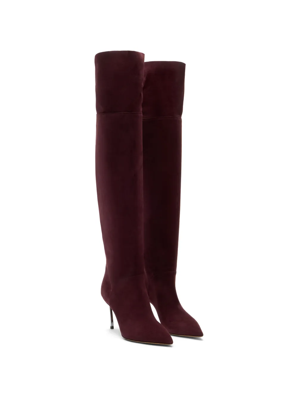 Casadei Blade Corsaro over-the-knee boots Rood