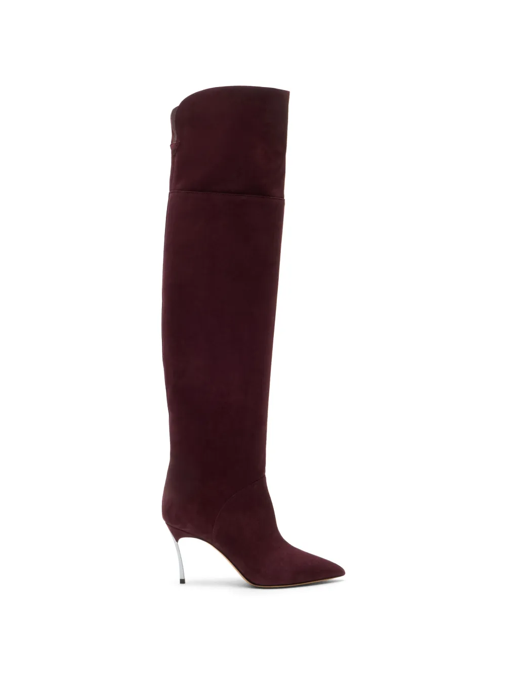 Casadei Blade Corsaro over-the-knee boots Rood