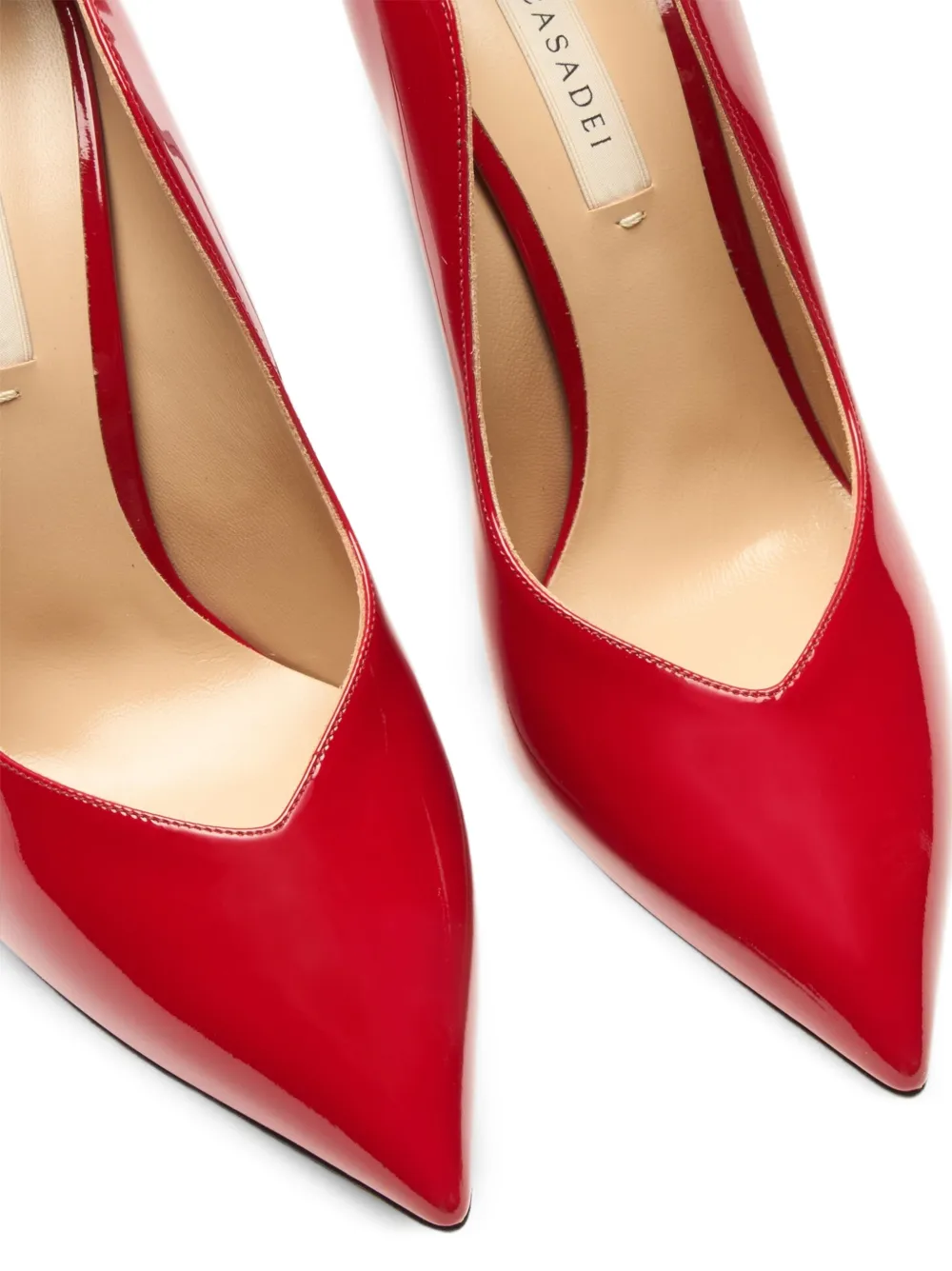Casadei Blade Mylove pointed-toe pumps Rood
