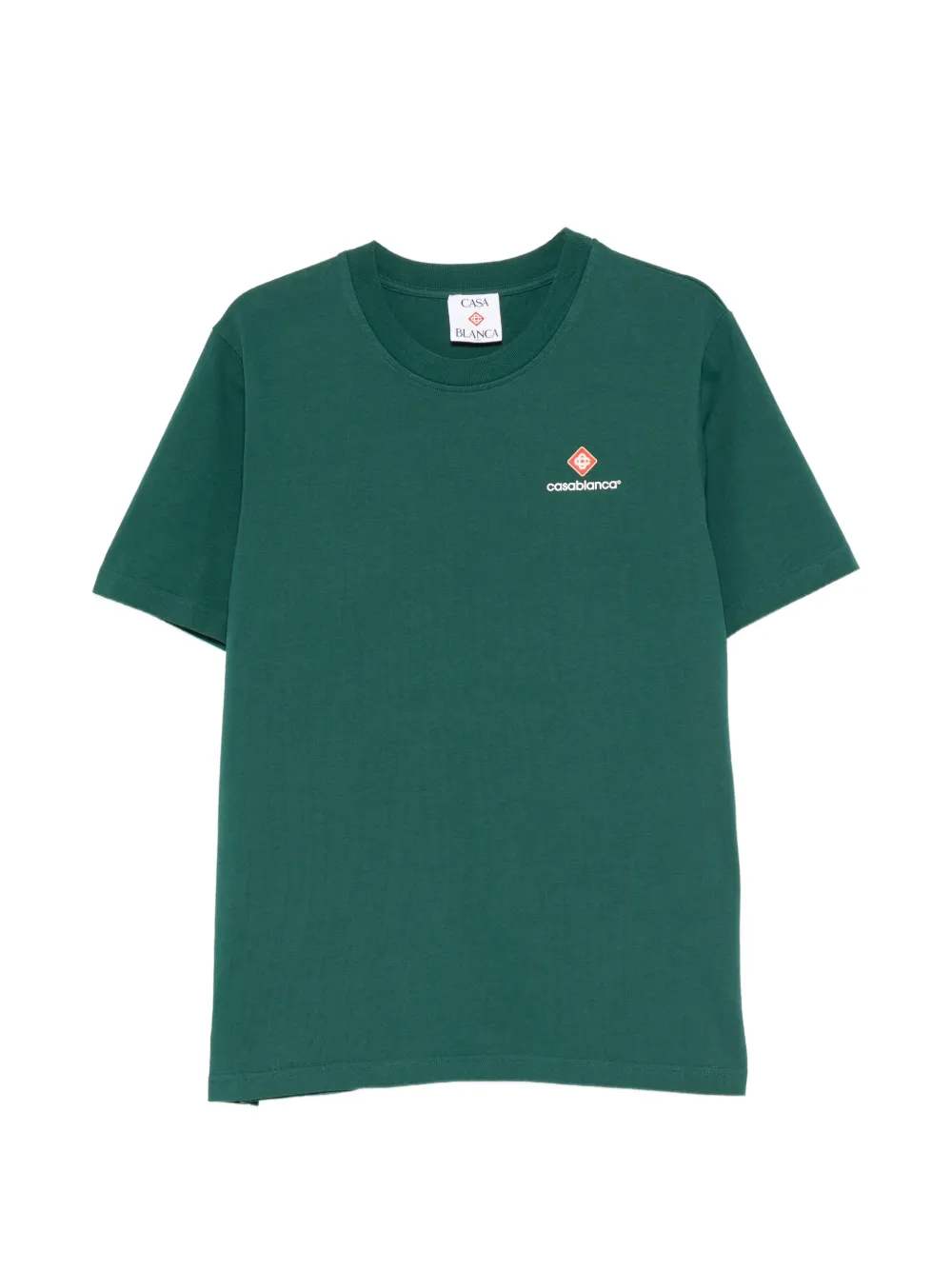 Casablanca logo-print T-shirt - Grün