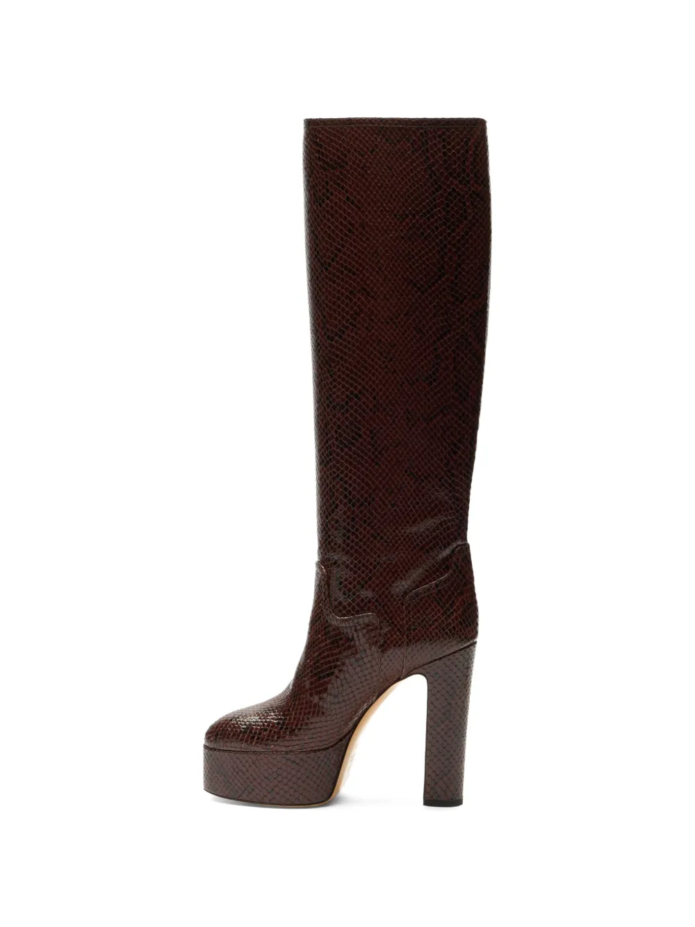 Casadei Patty python-print boots Bruin