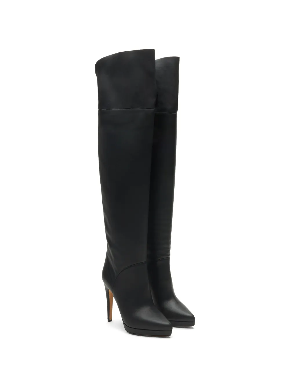 Casadei Micheele Corsaro overknee laarzen Zwart