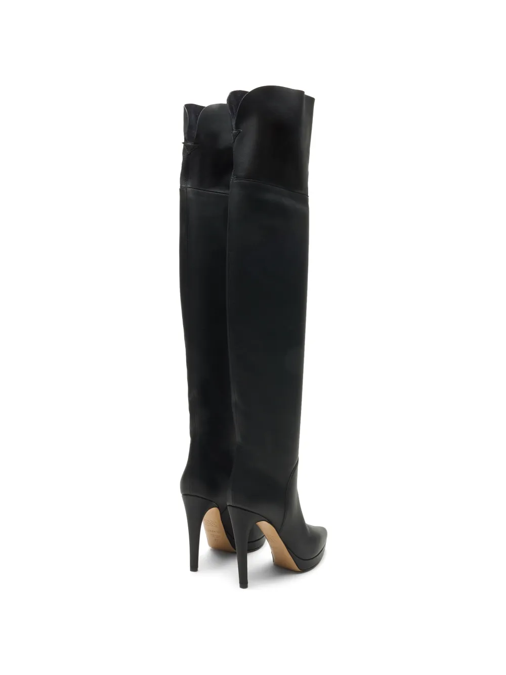 Casadei Micheele Corsaro overknee laarzen Zwart