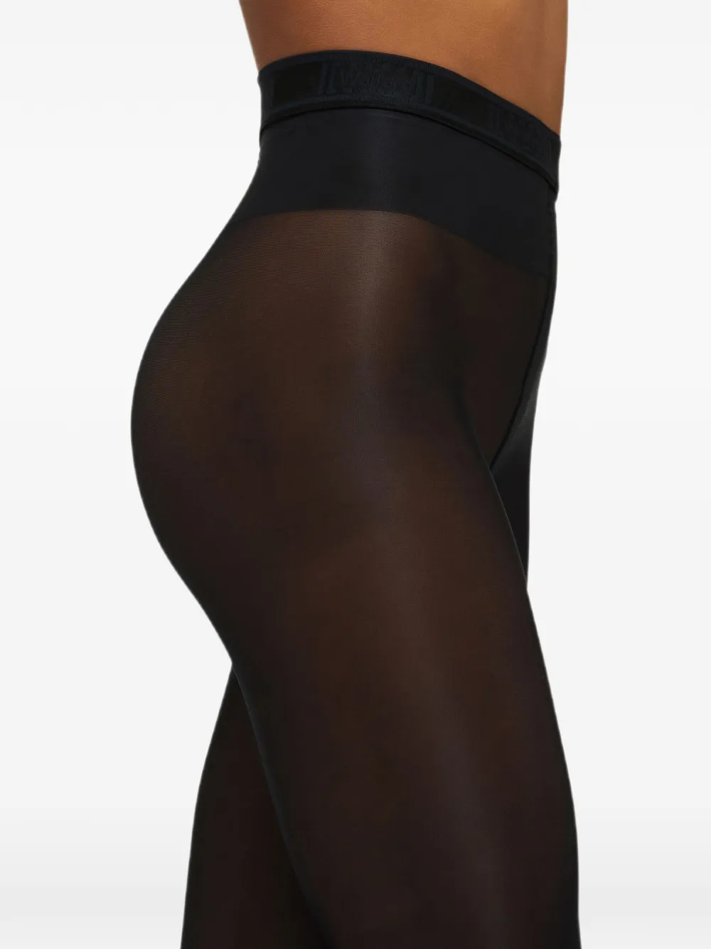 Wolford Neon 40 semi-doorzichtige panty Zwart