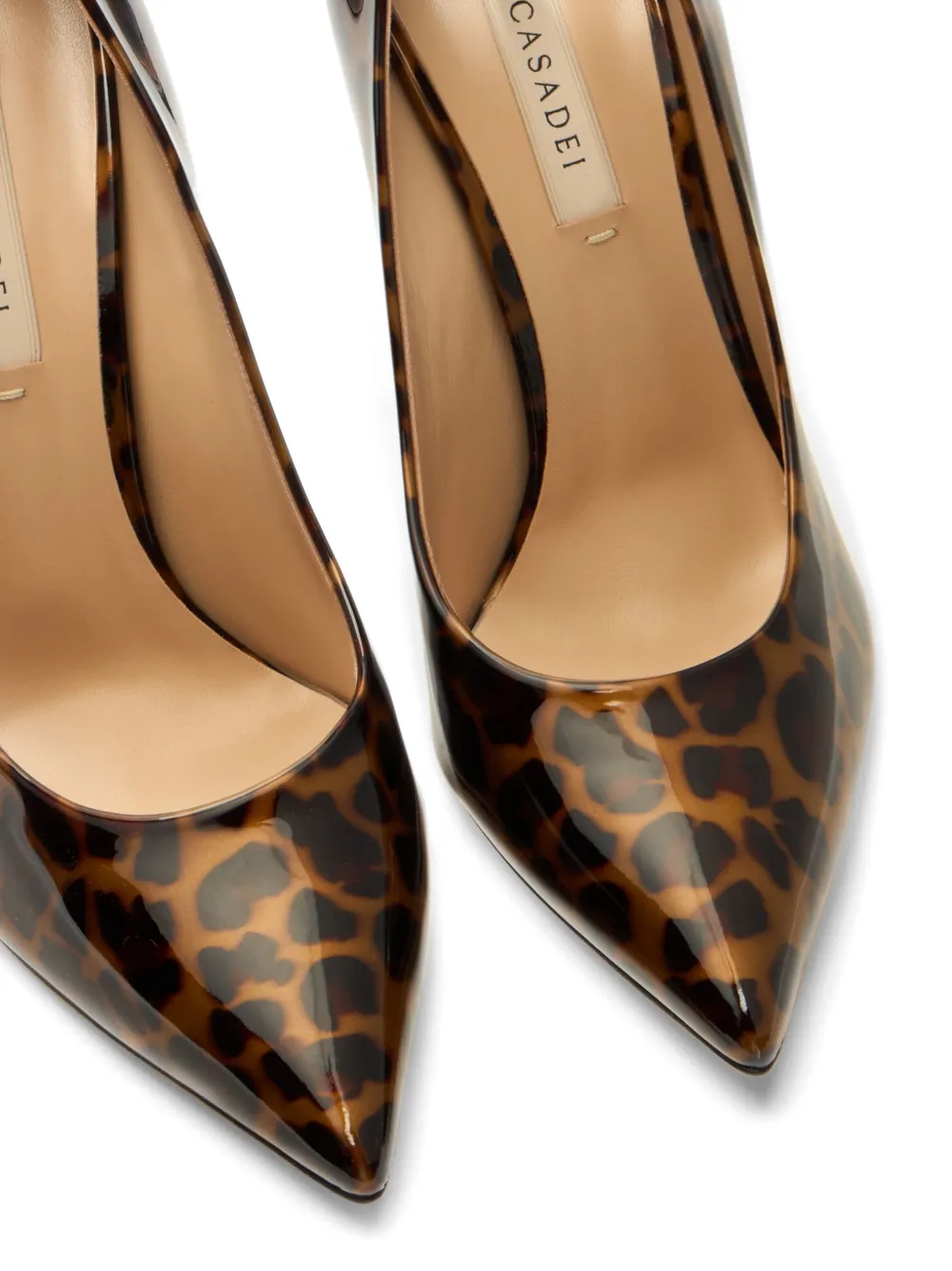 Casadei Blade leopard-print pumps Bruin