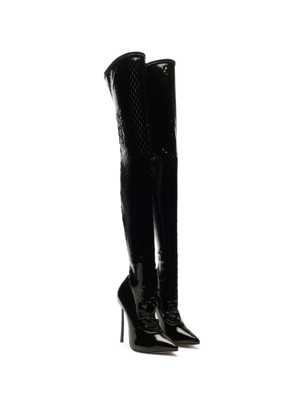 Casadei Ultravox Over The Knee Zwart