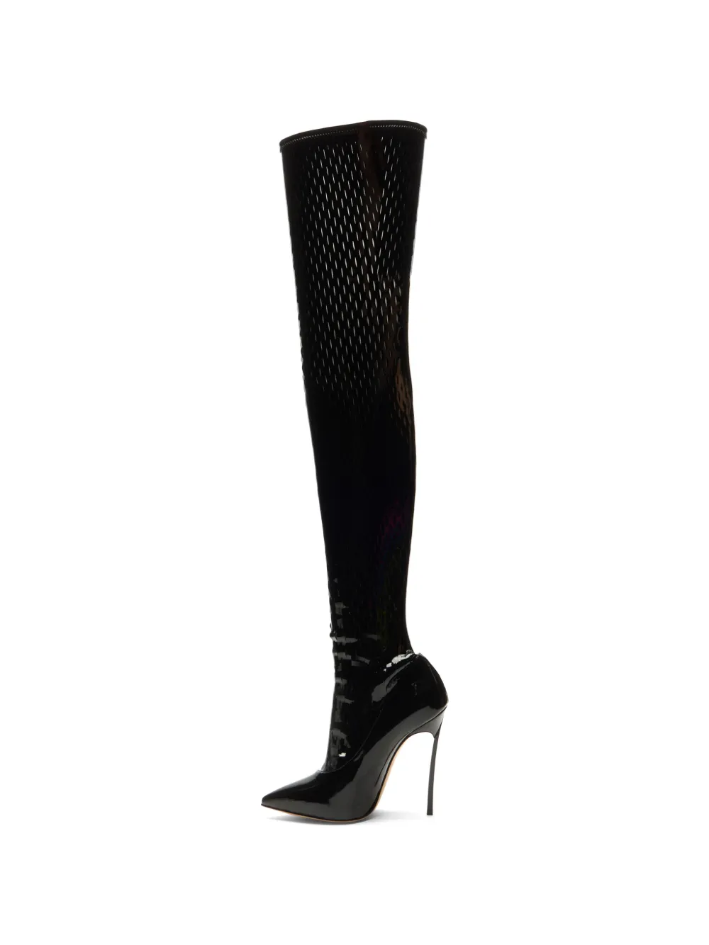 Casadei Ultravox Over The Knee Zwart