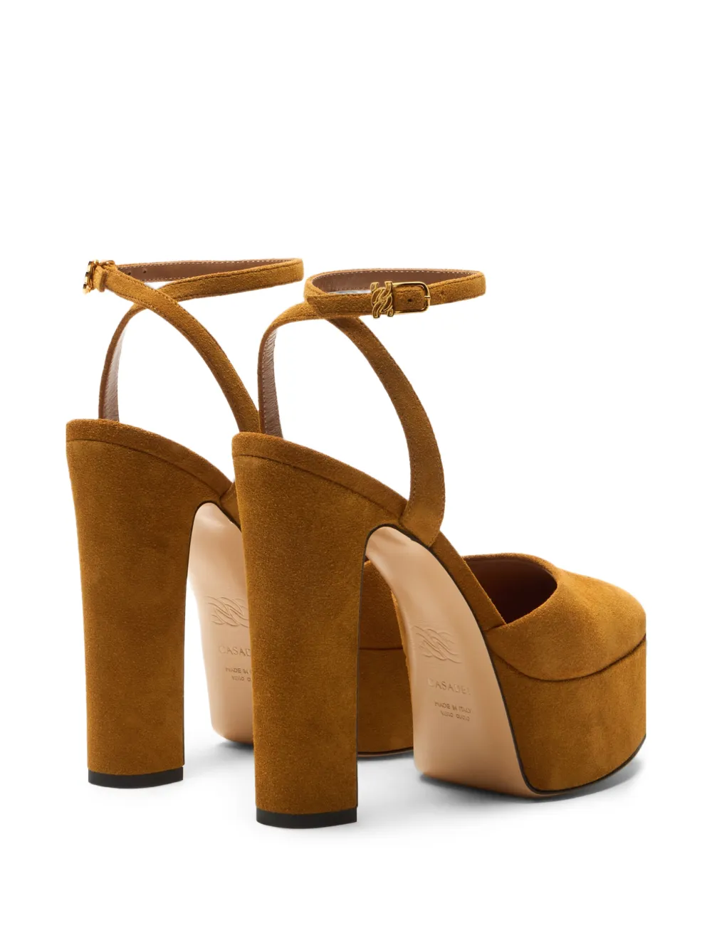Casadei Patty C-Chain platform pumps Bruin
