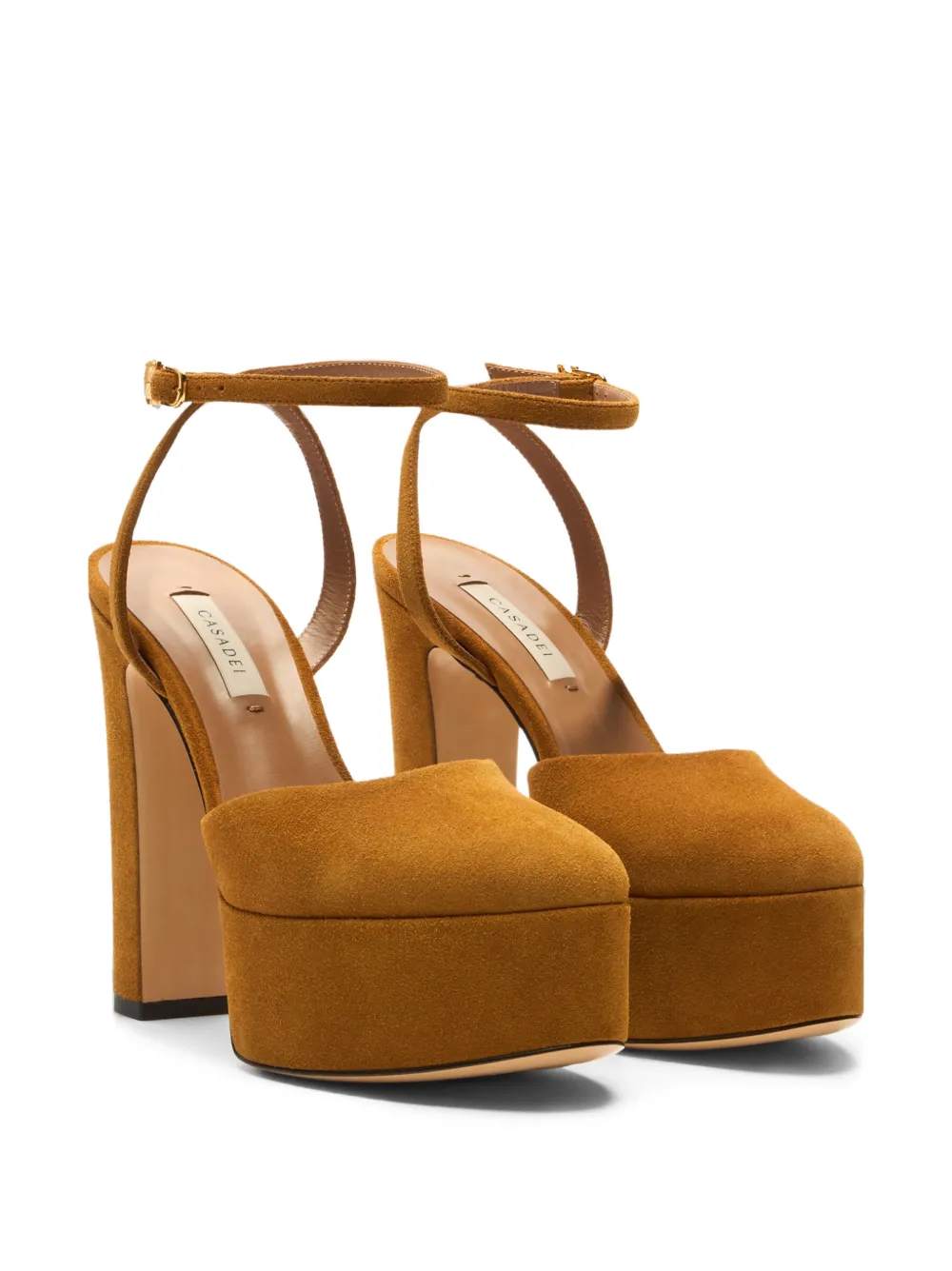 Casadei Patty C-Chain platform pumps Bruin