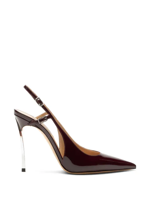 Casadei Superblade 漆皮裹踝高跟鞋