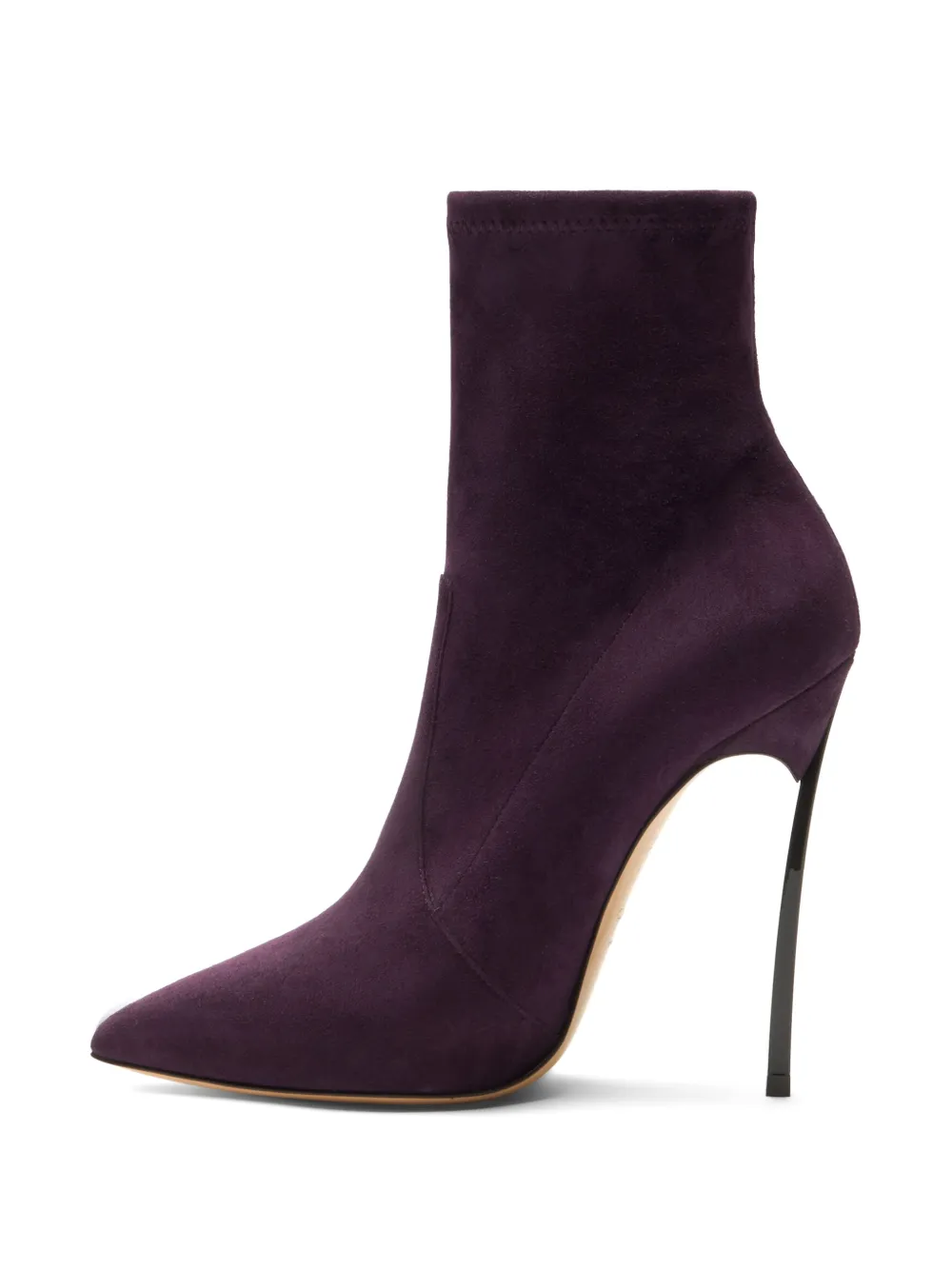 Casadei Blade pointed-toe ankle boots Paars