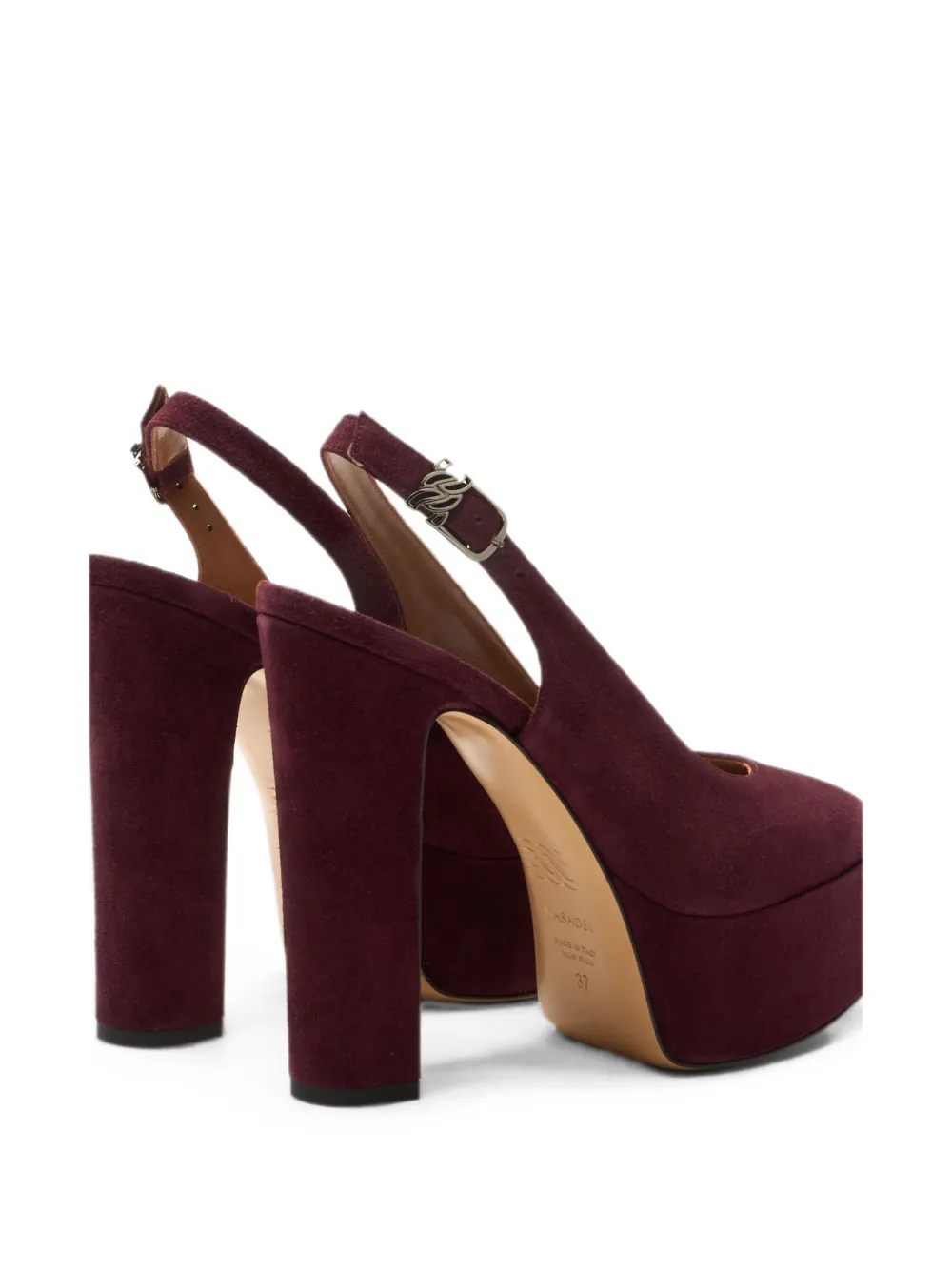 Casadei Patty C-Chain buckle pumps Paars