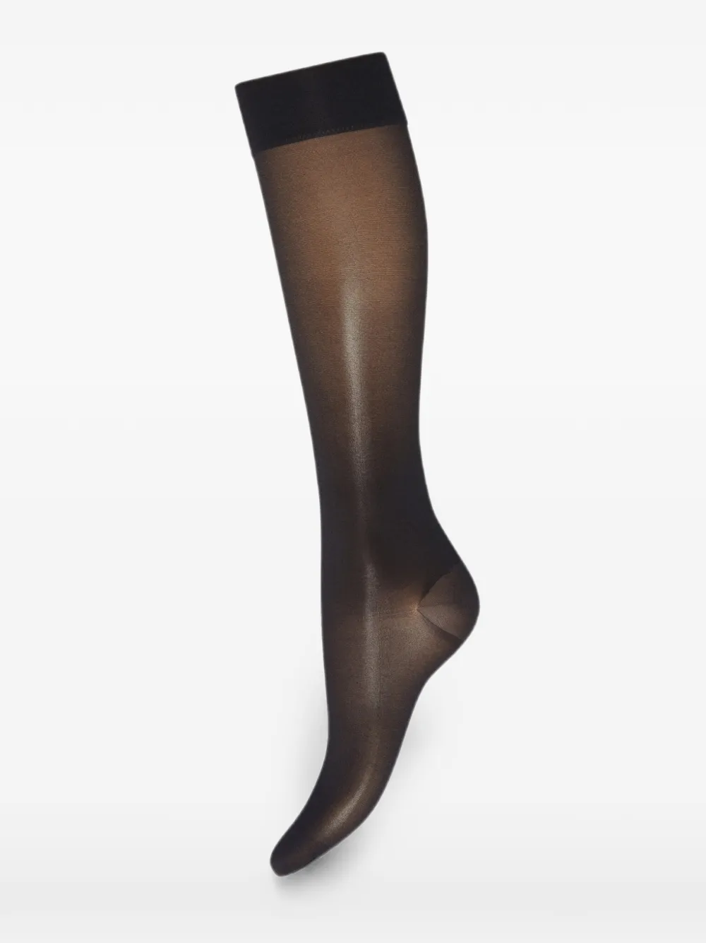 Wolford Pure Energy 30 kniehoge sokken Zwart