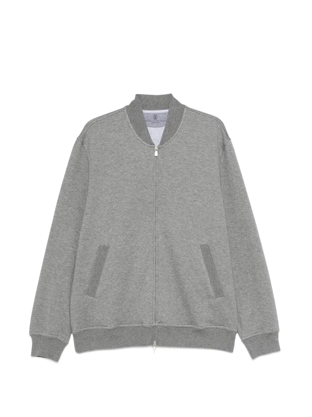 Brunello Cucinelli zip-up sweater - Grigio