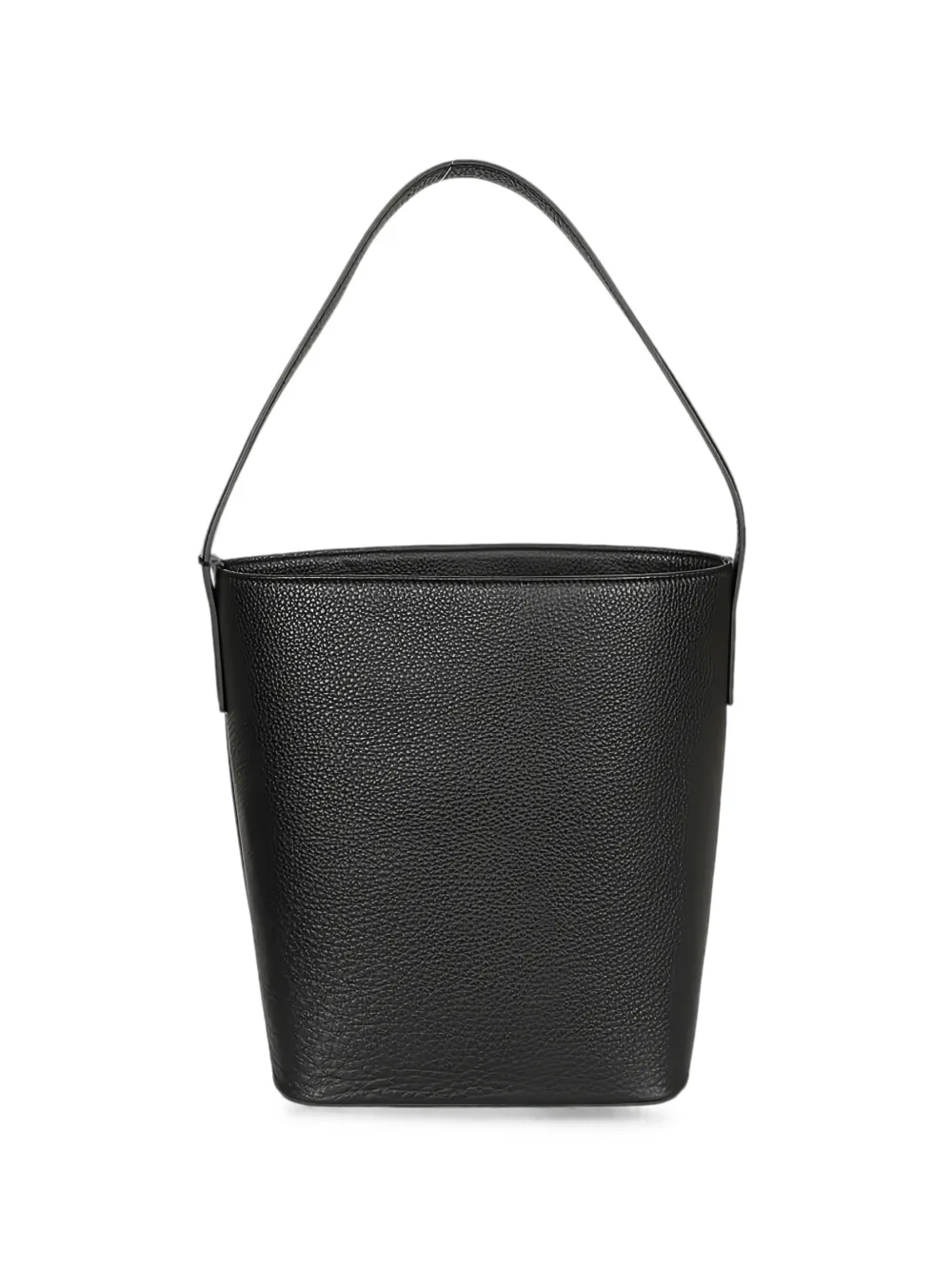 mizuiro ind medium leather bucket bag - Nero