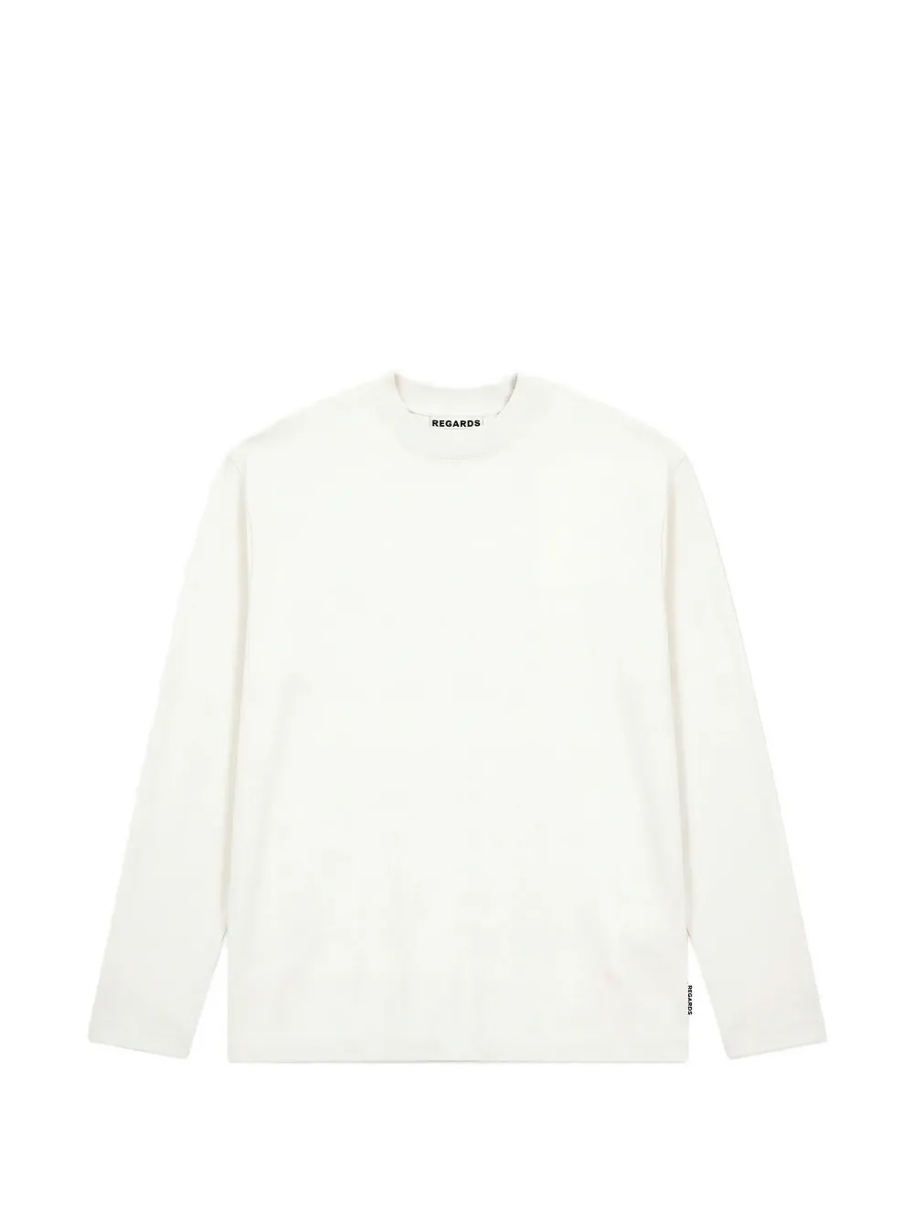 REGARDS relaxed long-sleeve T-shirt - Bianco