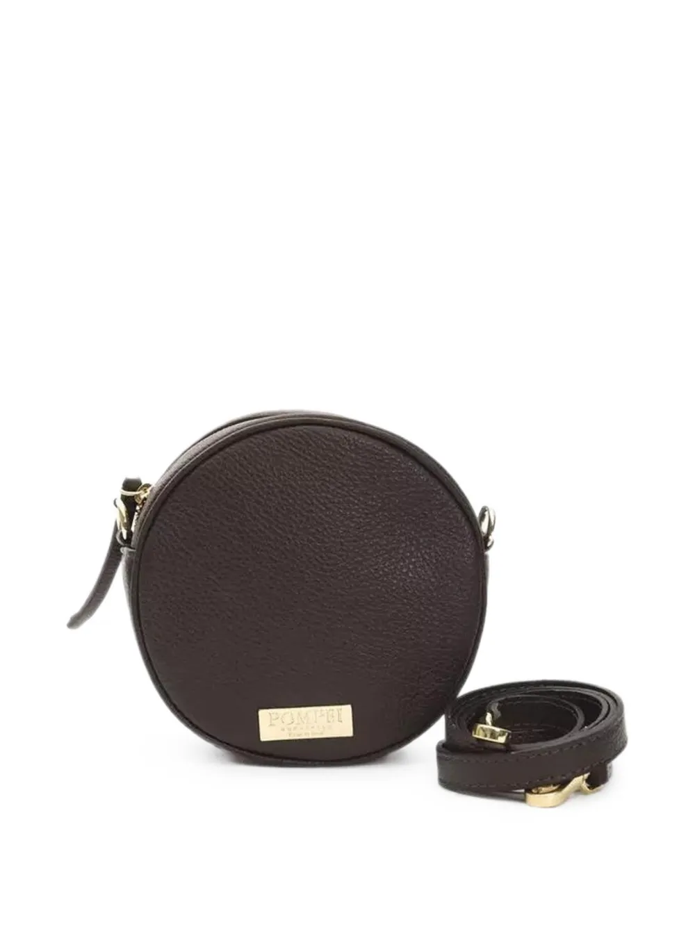 POMPEI DONATELLA circular-shape leather crossbody bag