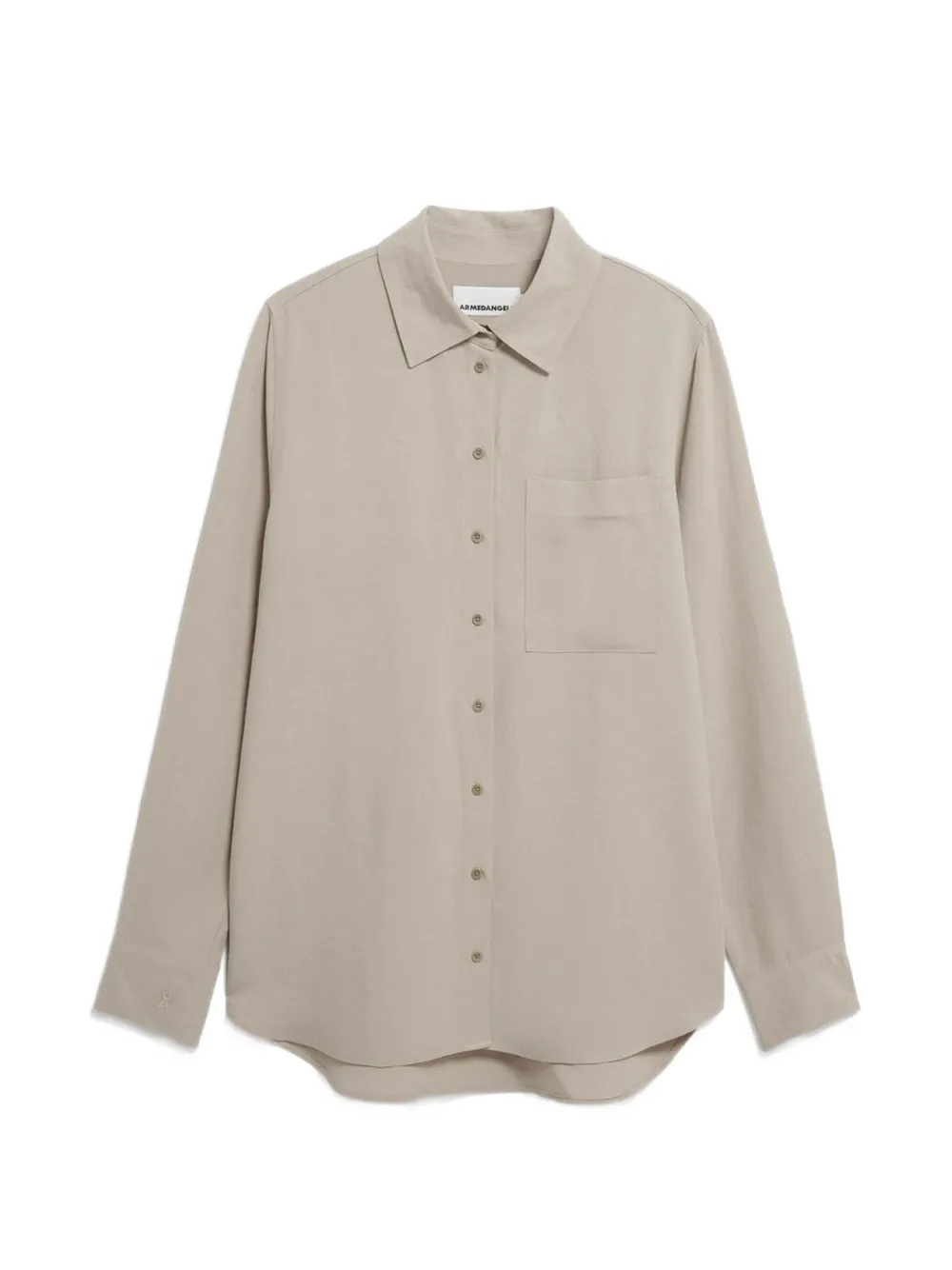 ARMEDANGELS chest-pocket button-up shirt - Toni neutri